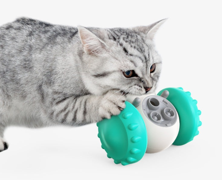 Cat And Dog Toys Slow Food Interactive Balance Car Multifunctional Fun ...